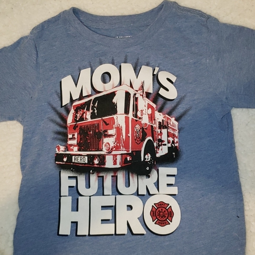 Blue Short Sleeve Boys Tee